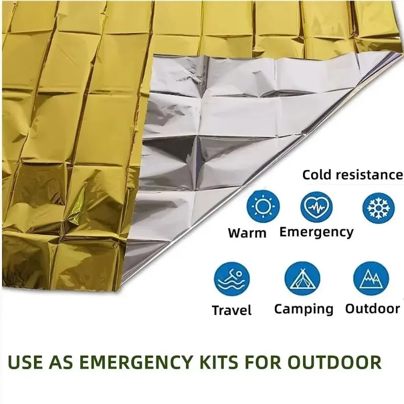 Outdoor Survival Emergency Blanket – Essential Gear for Adventure and Safety image 4