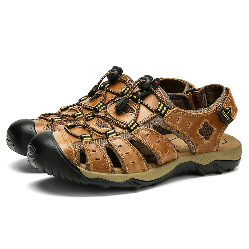Summer Outdoor Sandals – Breathable Hiking and Aqua Sneakers for Men image