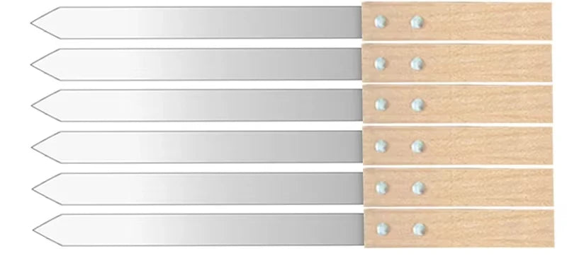 Premium Stainless Steel Kebab Skewers for Global Culinary Delights image 12