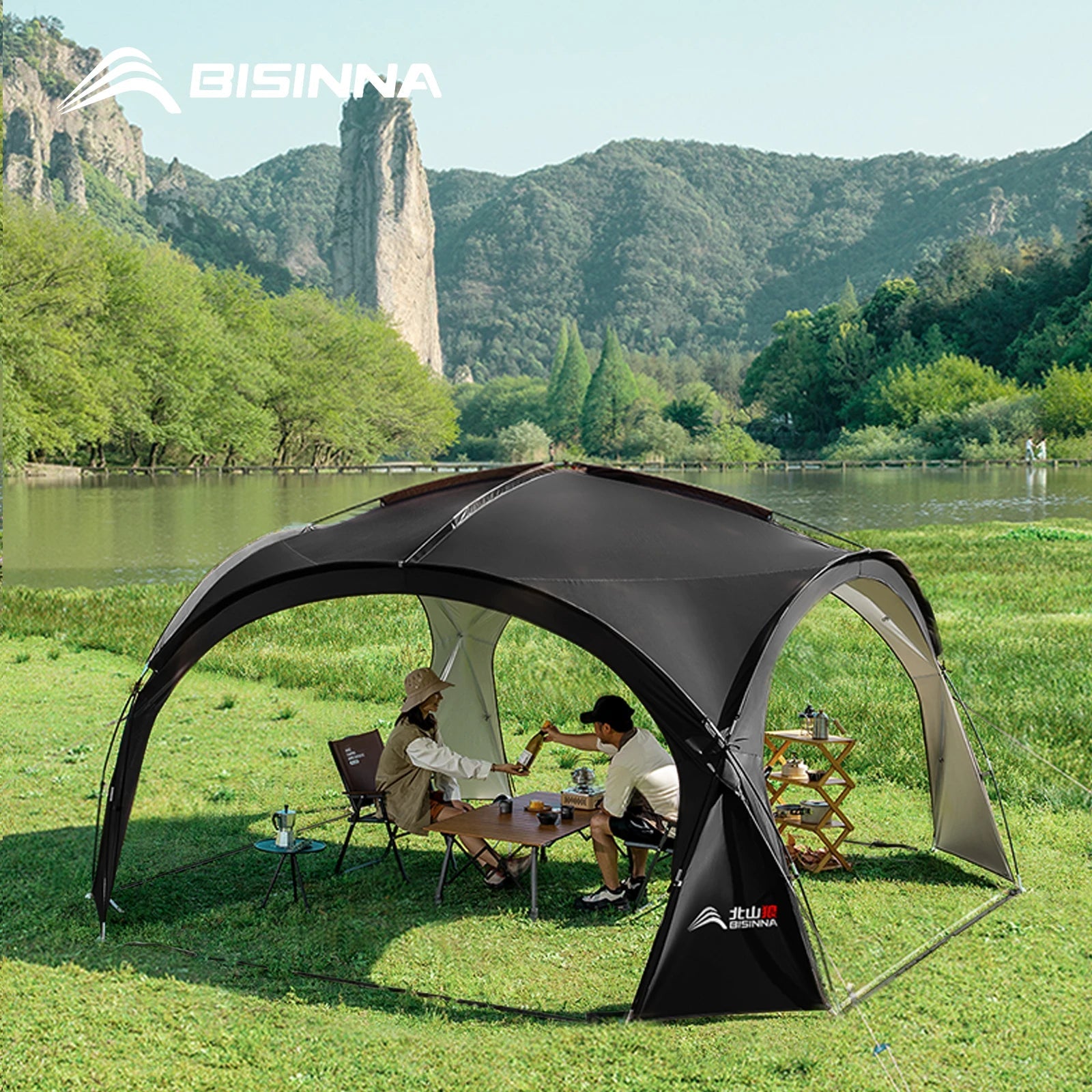 BISINNA Outdoor Camping Dome Tent – Luxury Canopy for Family Picnics image 0