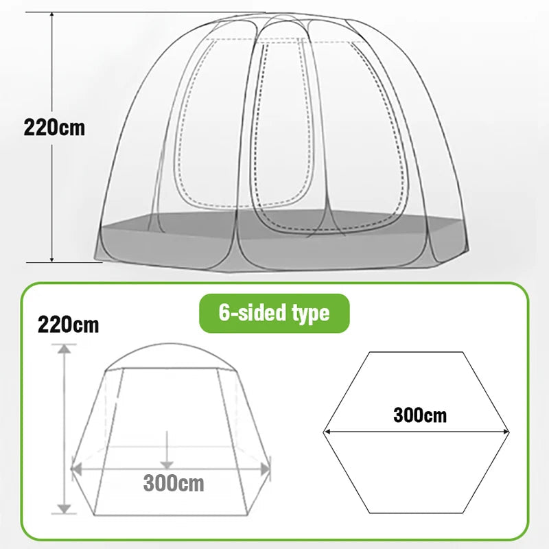 Outdoor Dome Starry Sky Tent – Transparent Camping for Stargazing image 6