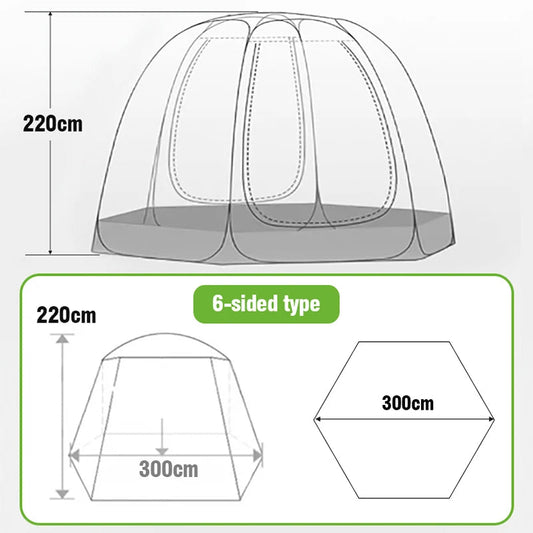 Outdoor Dome Starry Sky Tent – Transparent Camping for Stargazing image 6
