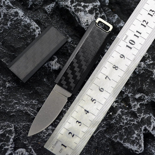 2425 Mini Pocket Fixed Blade: Compact Survival Knife for Outdoor Enthusiasts image 1
