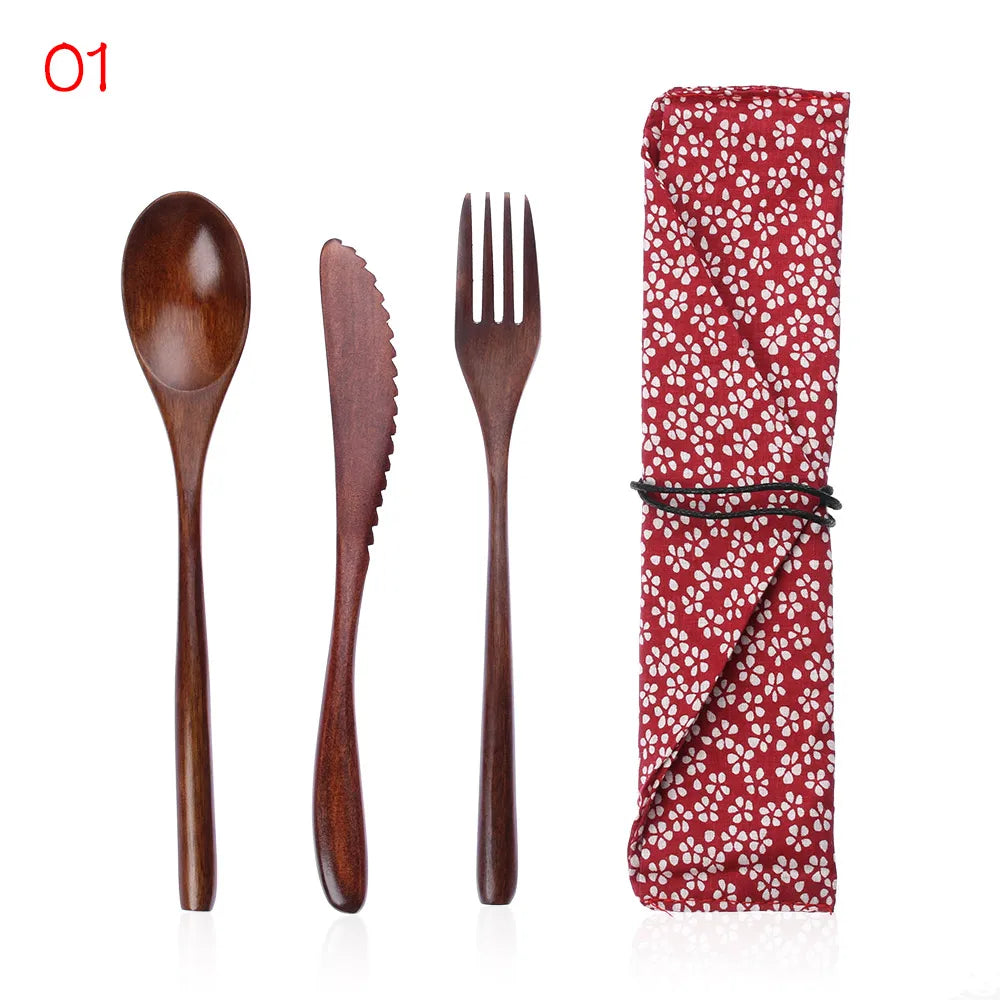 Eco-Friendly Bamboo Cutlery Set – Sustainable Dining Essentials - set 1 image