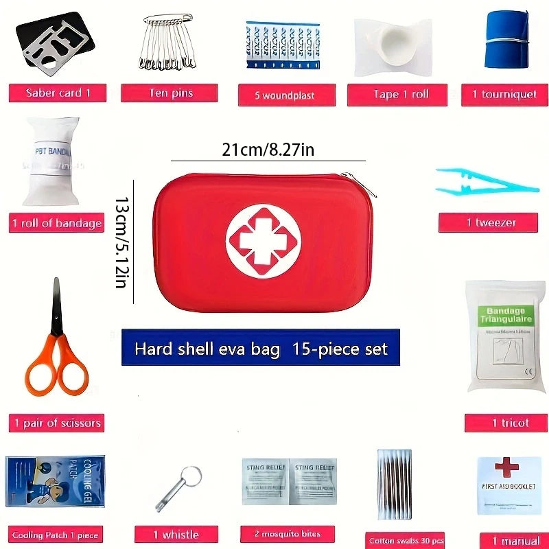 Comprehensive First Aid Kit – 188 Pieces for Every Situation image 7