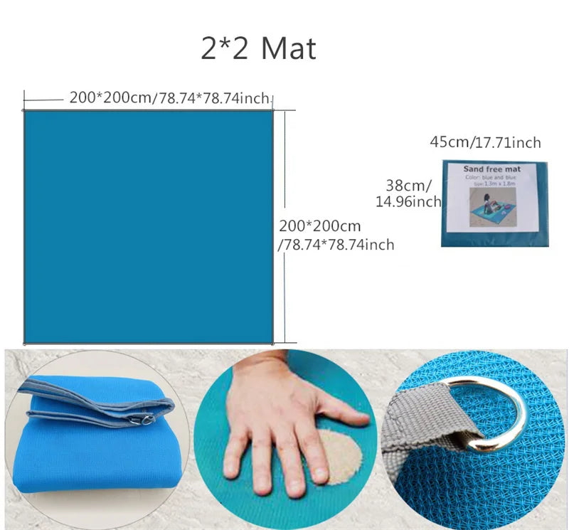 Lohascamping Large Sand-Free Beach Mat – Perfect for Outdoor Adventures image 7