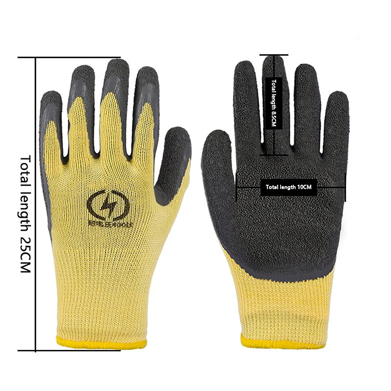 400V Rubber Insulating Gloves – Essential Safety Gear for Electricians image 1