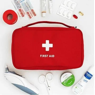 Empty Large First Aid Kits for Outdoor and Emergency Preparedness - M - Red image