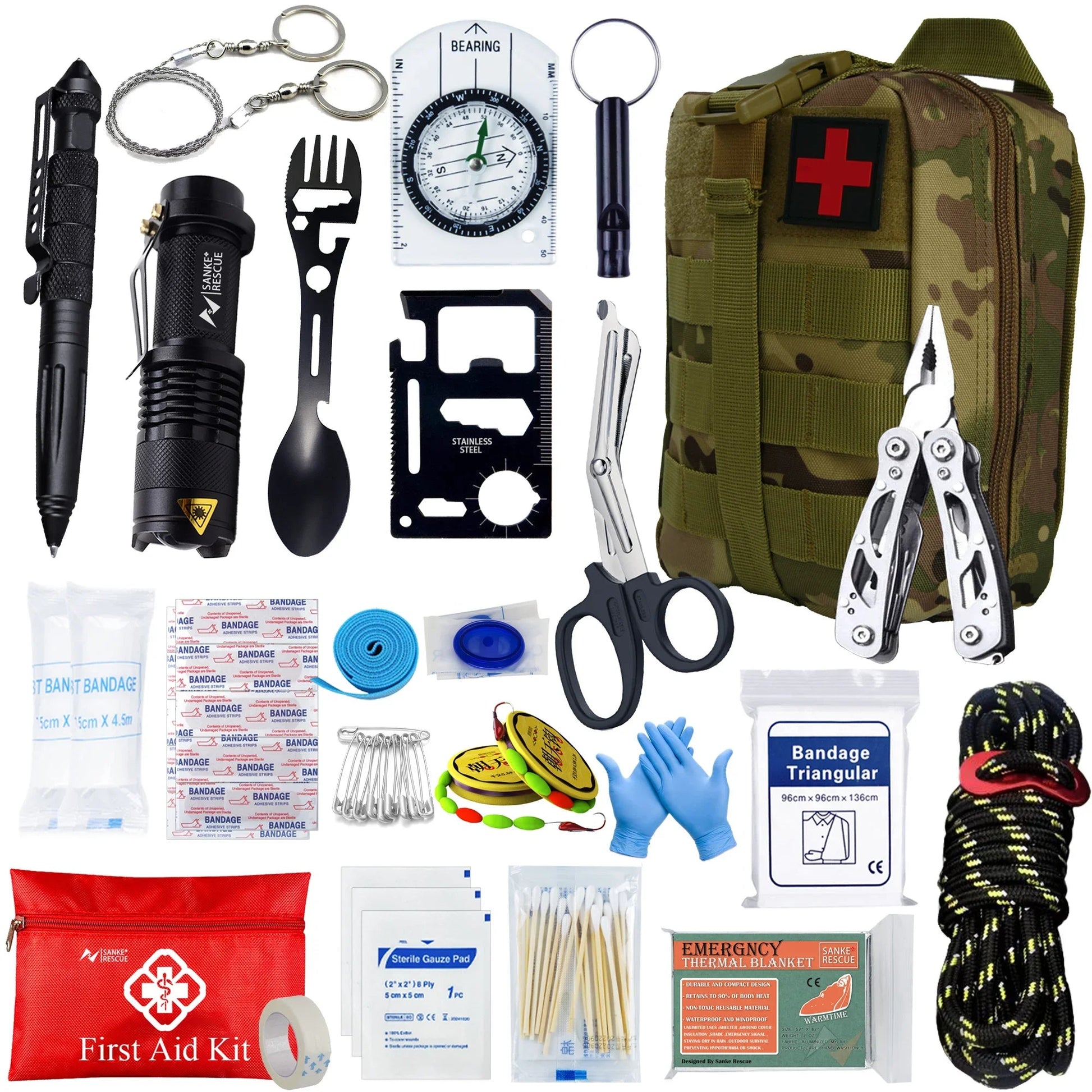 Tactical First Aid Kit – Essential Survival and Self-Defense Gear - CP Set image