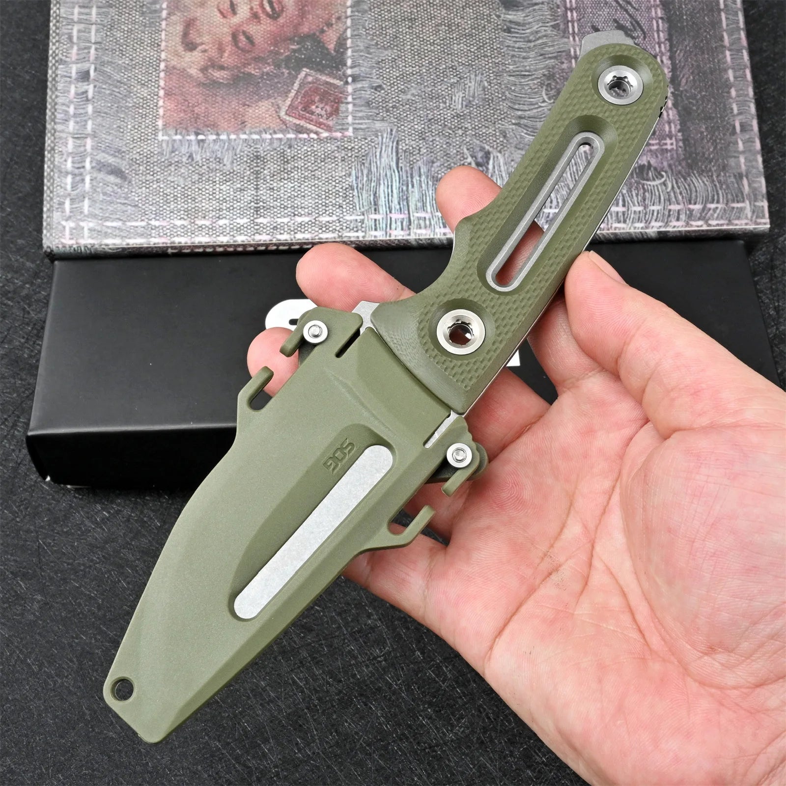 Outdoor Knife: Tactical, Portable, and Ready for Adventure image 3