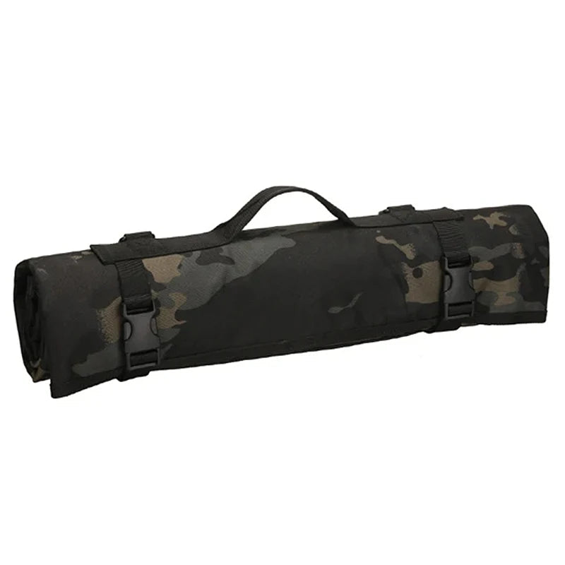 Outdoor Non-slip Shooting Training Mat – Versatile Camping Pad for Tactical Use - black camouflage, One Seat image