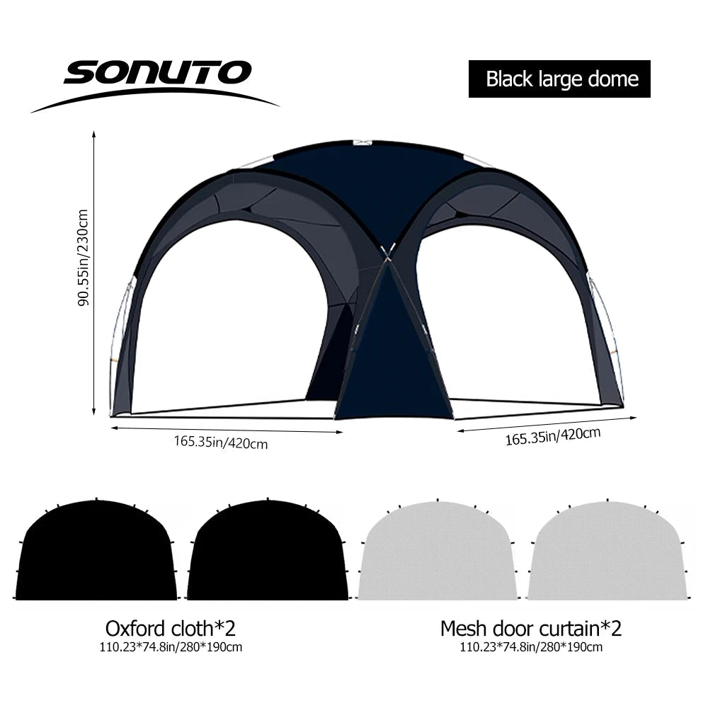 Sonuto Dome Canopy Tent – Spacious Outdoor Shelter for All Adventures image 21