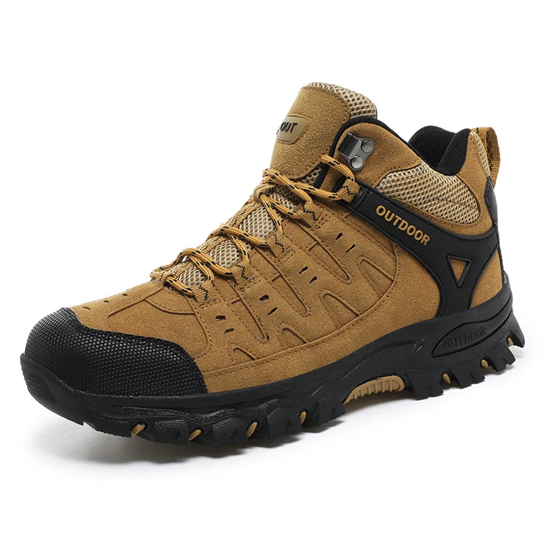 Men Hiking Shoes: Unisex Outdoor Climbing Sneakers &amp; Sport Boots image