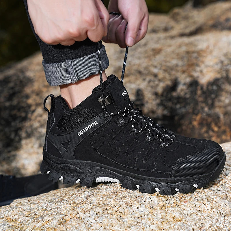 Men Hiking Shoes: Unisex Outdoor Climbing Sneakers &amp; Sport Boots image 5