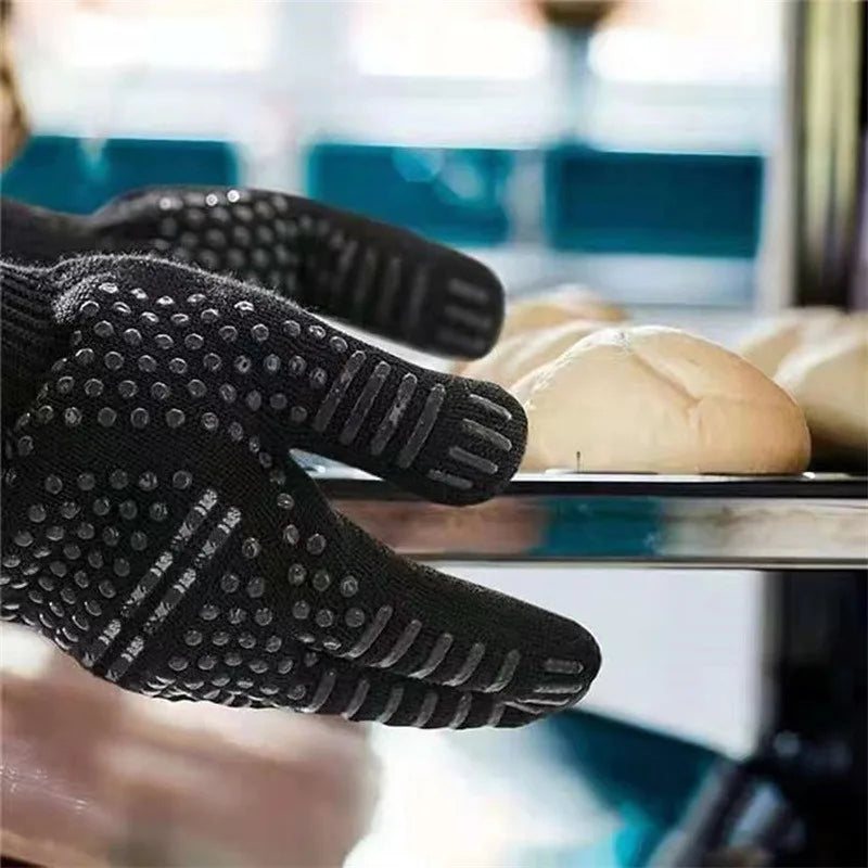 Premium Heat-Resistant BBQ &amp; Oven Gloves – Essential Kitchen Safety Gear image 2