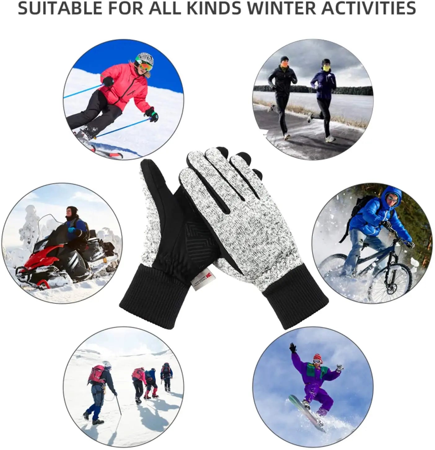 Winter Gloves - Thinsulate Thermal Gloves for Extreme Cold Weather image 2