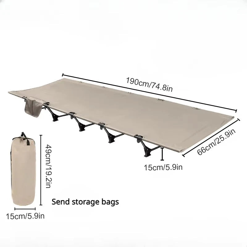 WESTTUNE Camping Cot – Ultralight and Portable Folding Bed for Outdoor Adventures image 7