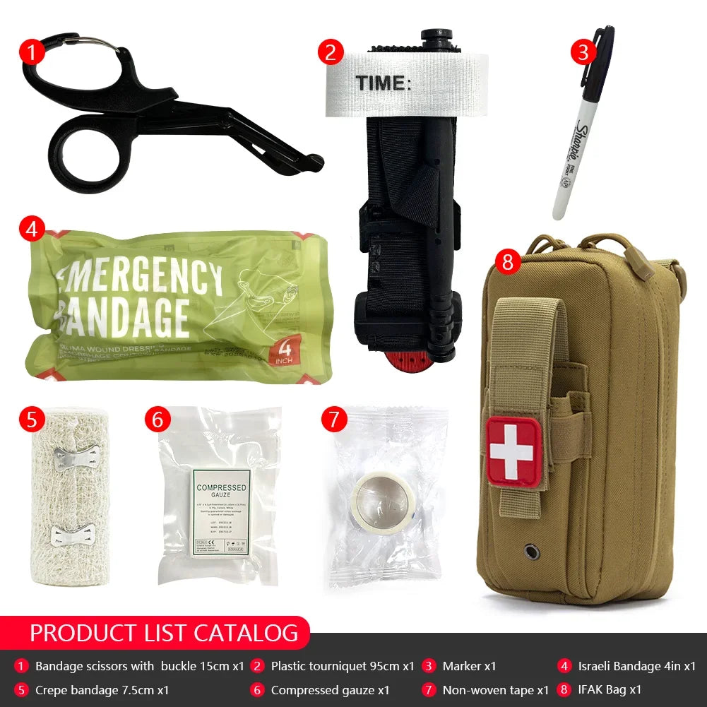 Portable Medium Bag First Aid Pouch – Essential Survival Kit for Emergencies image 8