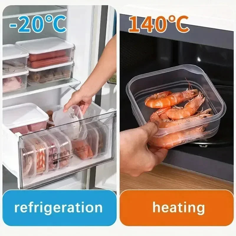 1/10PC Small Food Preservation Boxes – Transparent Kitchen Storage Solution image 4