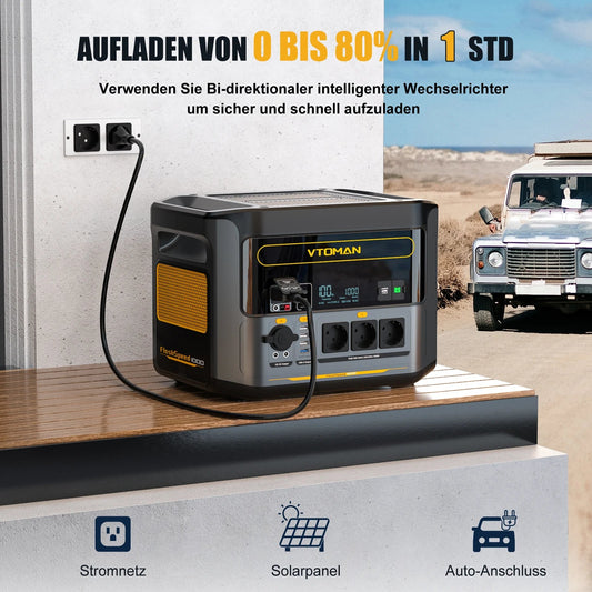 VTOMAN FlashSpeed 1000 Portable Power Station – Power Your Adventures image 1