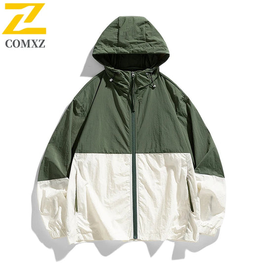 Men’s Thin Summer Waterproof Jacket – Perfect for Outdoor Adventures image 1