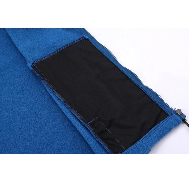 Soft Polar Fleece Jacket – Lightweight Full Zip Coat for Outdoor Recreation image 3