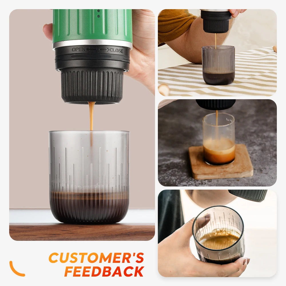 2 in 1 Capsule Powder Travel Coffee Maker – Portable Espresso Machine image 4