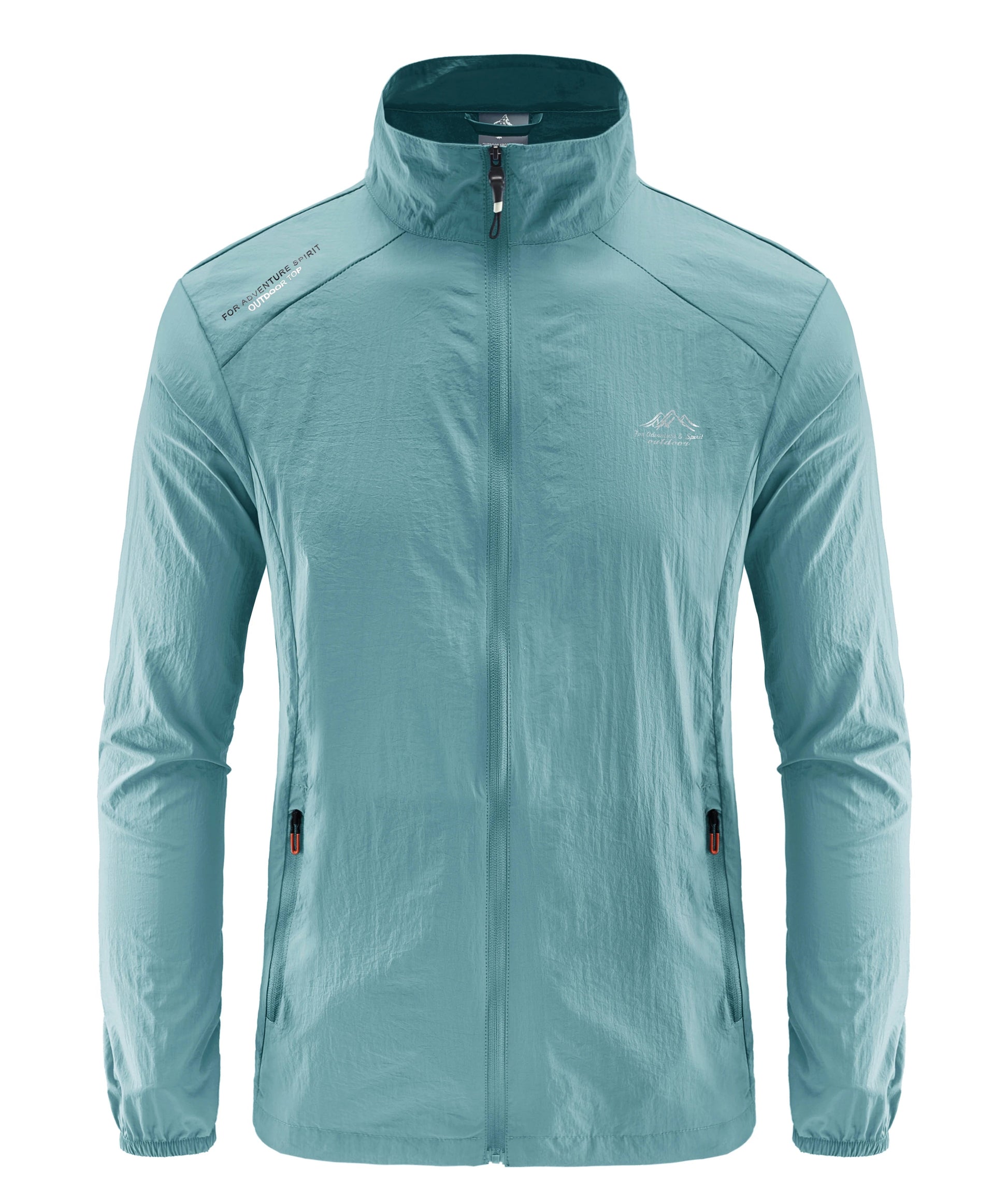 Summer Men's Ultralight Windbreaker – Sun Protection &amp; Water Resistant - Haze Blue, M image