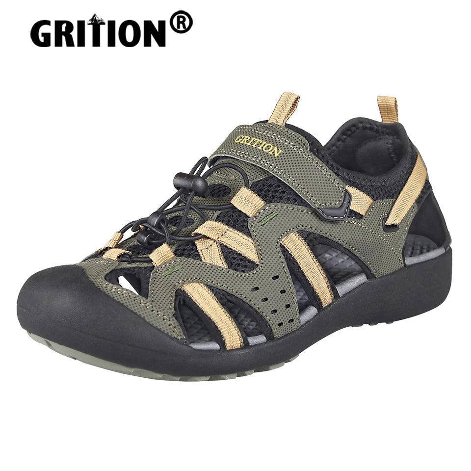 GRITION Men's Fashion Sandals – 2021 Beach Trekking Shoes image 0