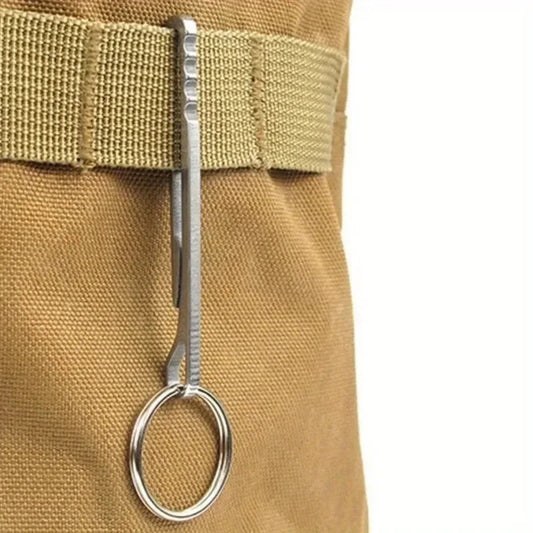 1PC EDC Outdoor Multifunction Tool – Stainless Steel Keychain and More image 0