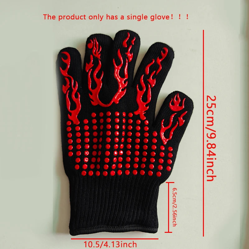 Flame Retardant Non-slip BBQ &amp; Oven Gloves – Extreme Heat Resistance image 4