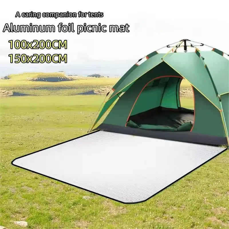 Waterproof and Portable Double-sided Aluminum Film Picnic Mat image 1
