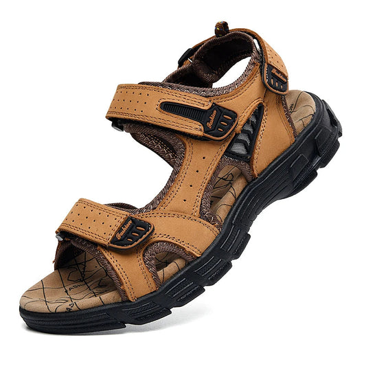 Summer Men's Leather Sandals – Perfect for Beach, Hiking &amp; Outdoor Adventures image 6