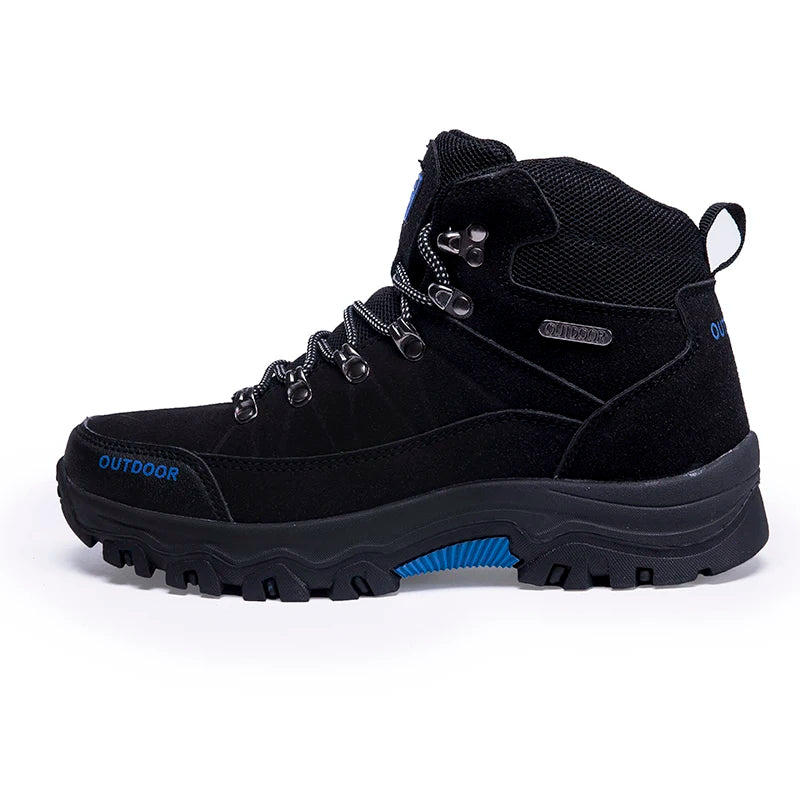 Best Seller Men's High-top Outdoor Climbing Shoes – Waterproof &amp; Anti-Slip image