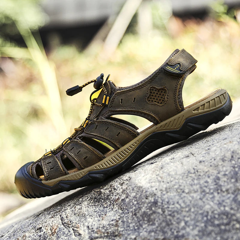 Summer Outdoor Sandals – Breathable Hiking and Aqua Sneakers for Men image 3