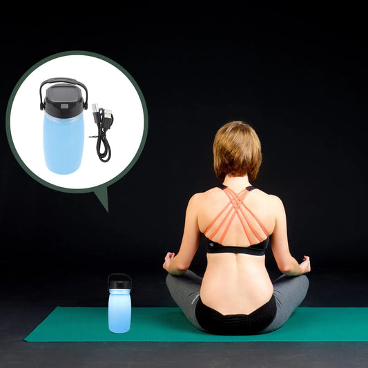Portable Solar Charging Kettle &amp; Collapsible Water Bottle Set – Outdoor Essentials image 1