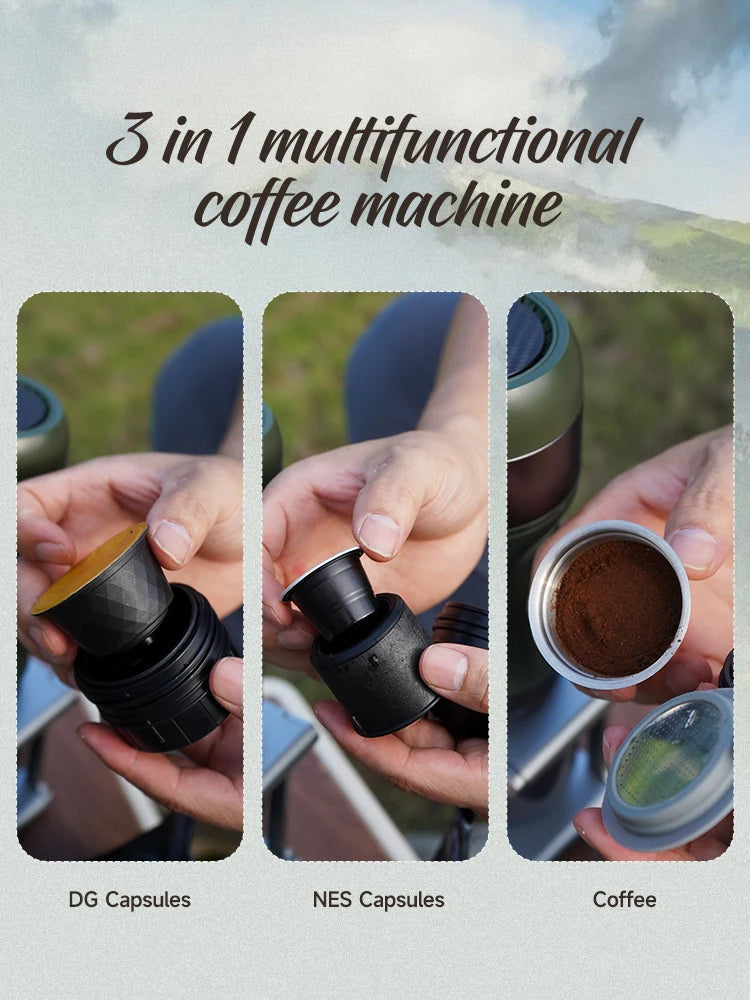 HiBREW Wireless Electric Portable Espresso Machine – Perfect for Car &amp; Home Use image 5