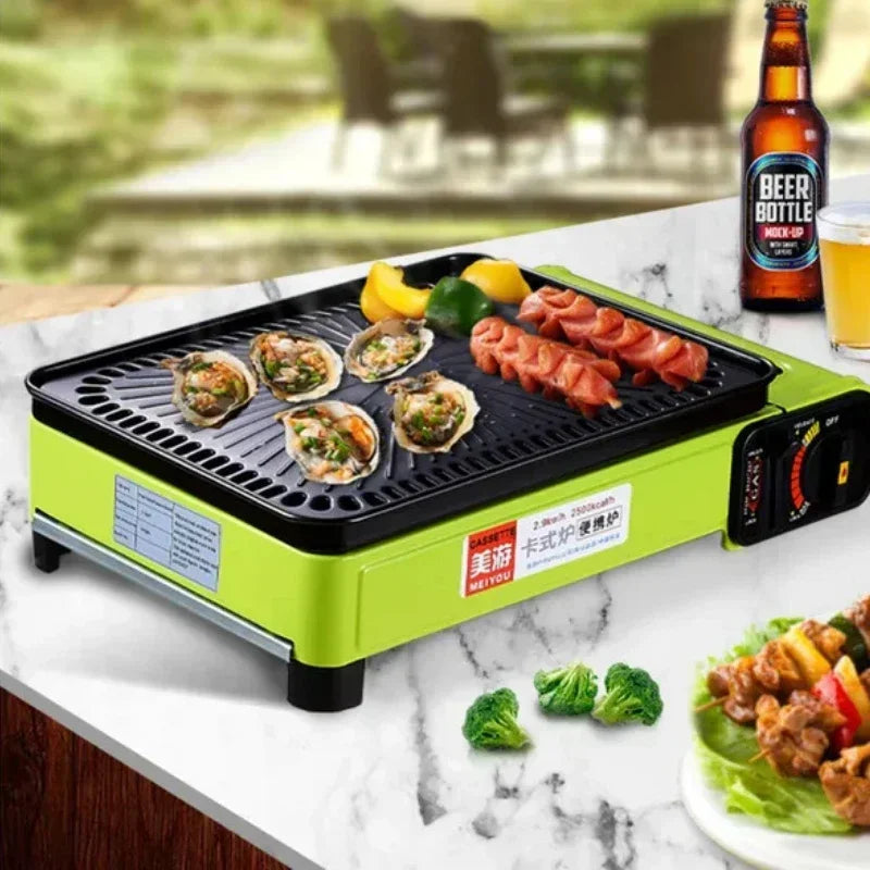 Portable Barbecue Stove – Smokeless Grill &amp; Dual-Purpose Gas Oven image 0