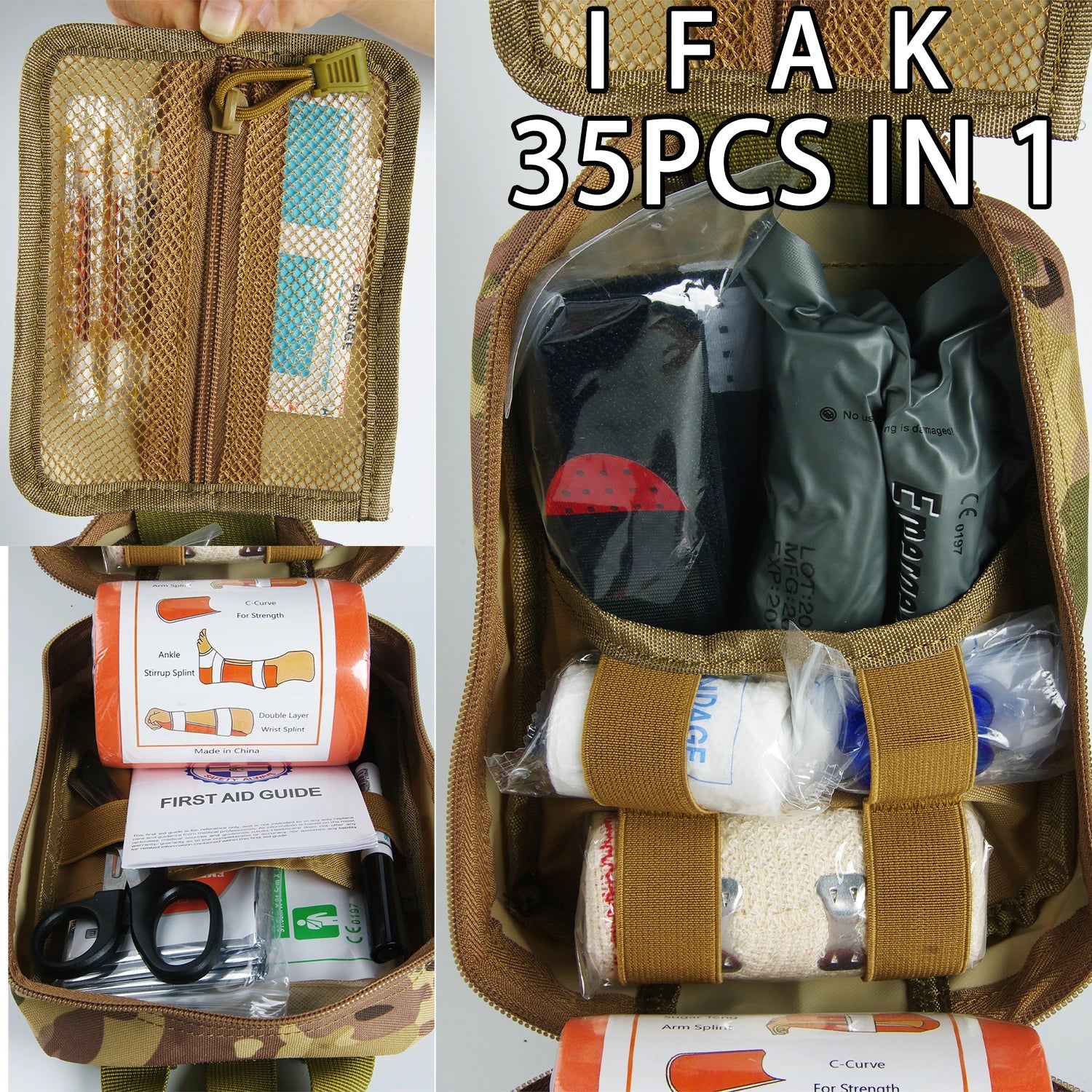 First Aid Kit Outdoor Survival Gear – Essential for Emergency Preparedness image 3