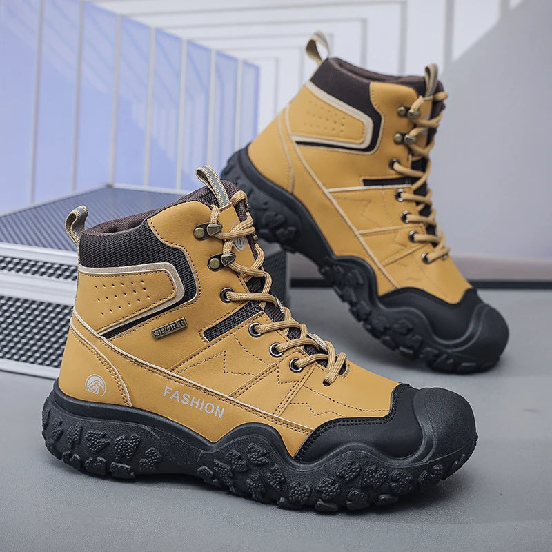 Winter Men's Hiking Shoes – Lightweight, Anti-Slip Outdoor Boots image