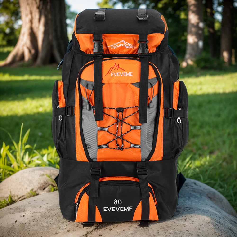 80L Waterproof Hiking Backpack – Perfect for Camping &amp; Trekking Adventures image 2