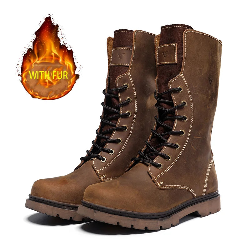 Durable and Versatile Waterproof Tactical Hiking Boots for Men and Women image