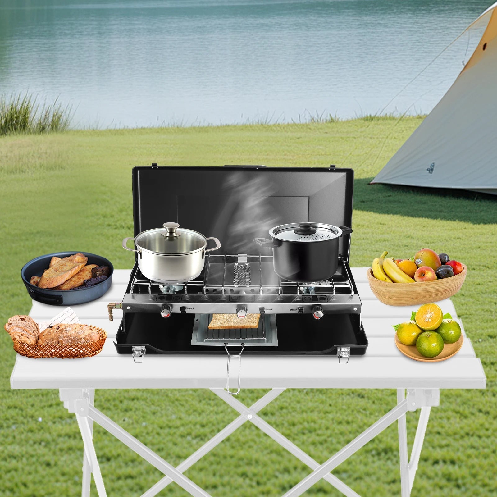 Durable Campfire Grill – Perfect for Outdoor Cooking Adventures image 0
