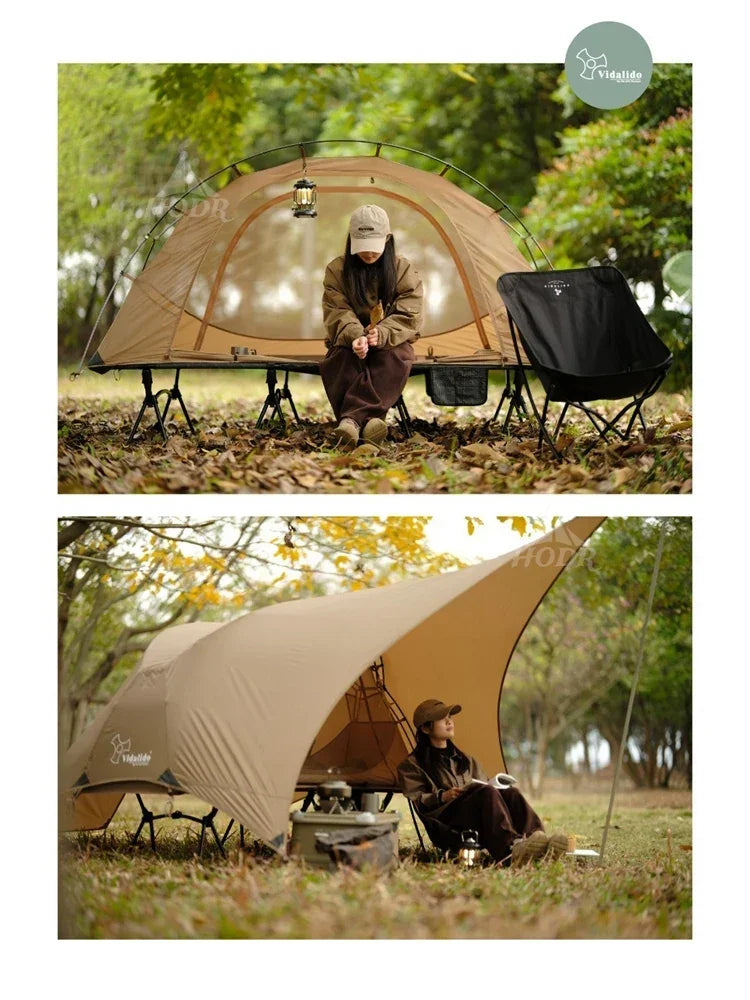 Vidalido Floating Island Tent Cot – Ultralight 1-Person Camping Solution image 2