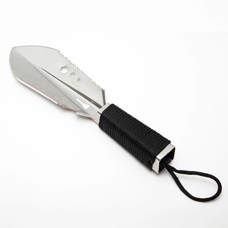 Multifunctional Outdoor Ordnance Shovel – Essential Tool for Adventurers - Black image