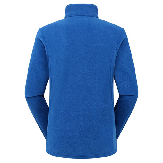 Soft Polar Fleece Jacket – Lightweight Full Zip Coat for Outdoor Recreation image 1