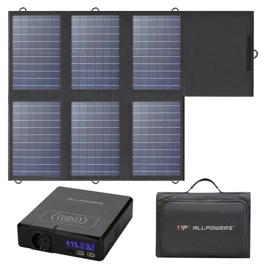 ALLPOWERS Solar Powerbank 41600mAh – Portable Power Solution for Outdoor Enthusiasts image 0