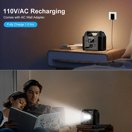 150W Portable Power Station – Reliable Power for Camping &amp; Home Use image 1