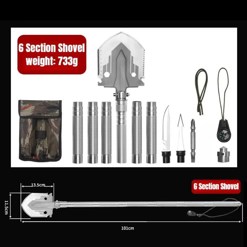 Outdoor Multifunctional Folding Shovel – Essential Survival Gear image 7