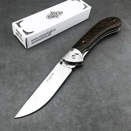 Russian Style Manual Pocket Knife – Perfect Outdoor &amp; Survival Tool image 5
